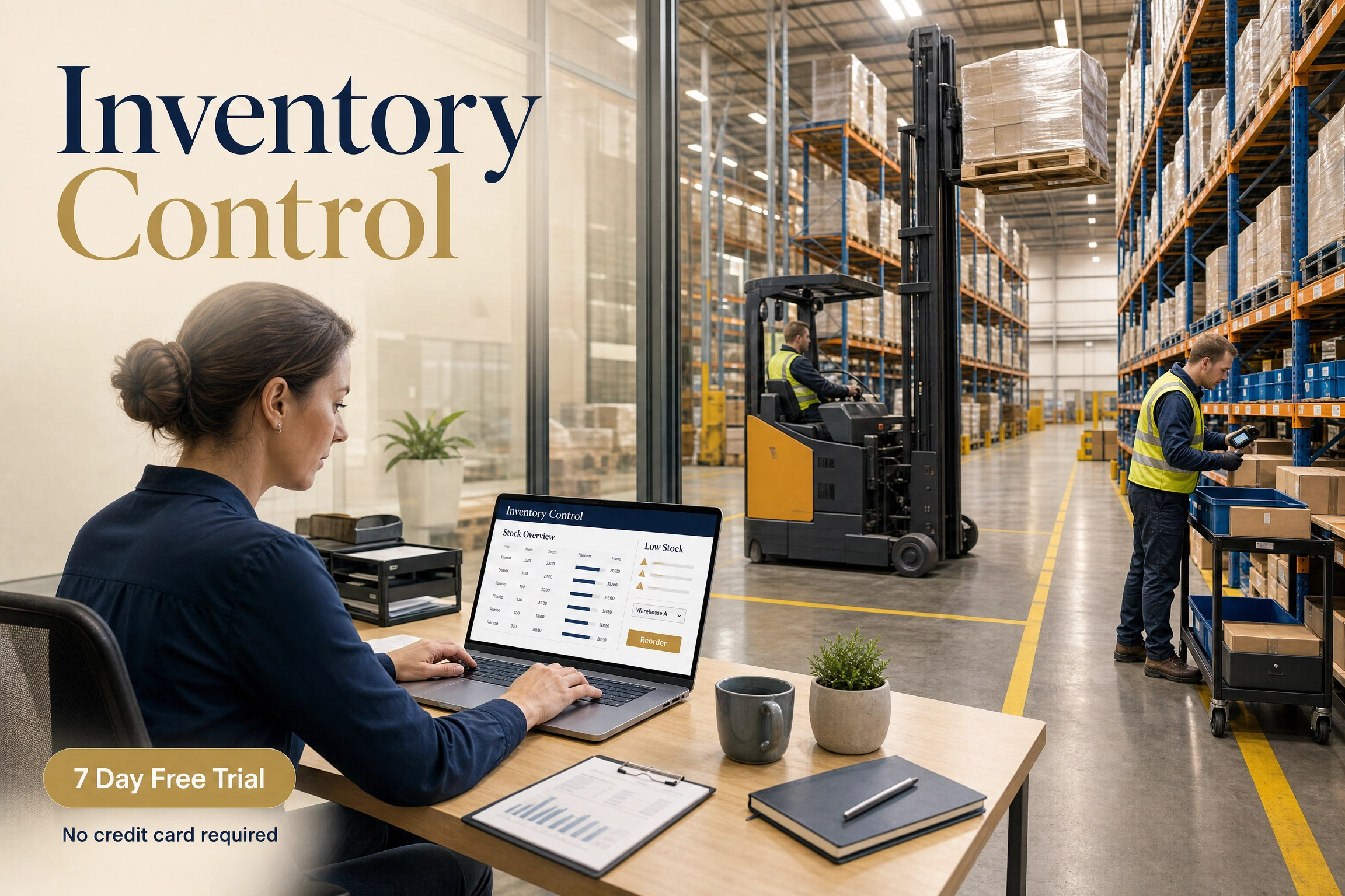 Inventory Control software for managing multi-location warehouse stock