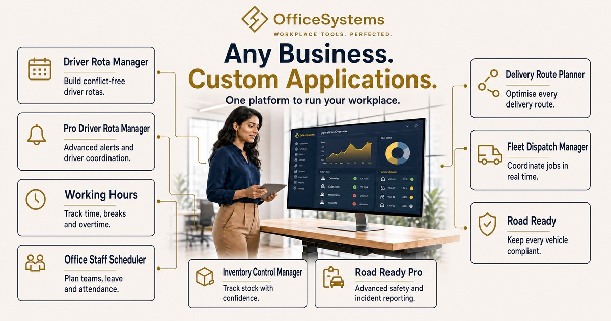 OfficeSystems: Any Business. Custom Applications.